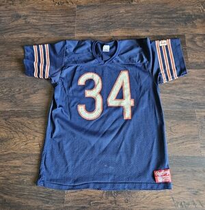 Vintage Rawlings Chicago Bears Walter Payton #34 Jersey size Large